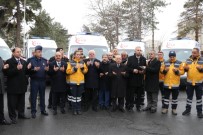 MEMDUH BÜYÜKKıLıÇ - Sağlık Bakanlığı'nın Kayseri'ye Tahsis Ettiği 5 Ambulans İl Sağlık Müdürlüğü'ne Teslim Edildi