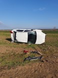 Tekirdağ'da Otomobil Tarlaya Uçtu Açıklaması 3 Yaralı