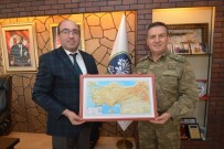 Afyonkarahisar Garnizon Komutanı Tuğgeneral Osman Alp'den Başkan Mustafa Çöl'e Ziyaret