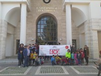 YARIYIL TATİLİ - Dezavantajlı Çocukların Mersin Üniversitesinde Sinema Keyfi