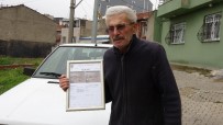 Hayatında İlk Kez Trafik Cezası Yedi, Hatıra Kalsın Diye Makbuzu Çerçeveletti