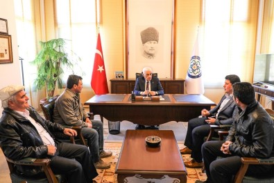 Süt Üreticilerinden Başkan Gürün'e Ziyaret