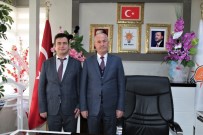 BAYRAK YARIŞI - Başkan Akman'dan İlçe Başkanı Başdinç'e 'Hayırlı Olsun' Ziyareti