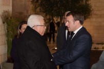 MAHMUD ABBAS - Macron, Filistin Devlet Başkanı Abbas İle Görüştü