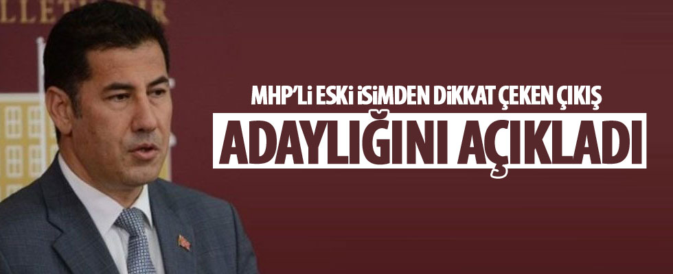 MHP'li eski isim cumhurbaşkanı adaylığını açıkladı!