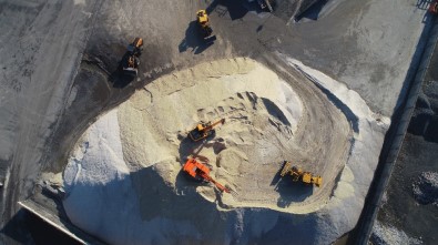 (Özel) İstanbul'daki Tuz Dağları Havadan Görüntülendi