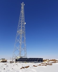 Türk Telekom'dan Ağrı'ya Güneş Enerjili Baz İstasyonu