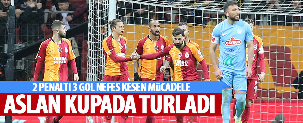 Galatasaray kupada turladı!