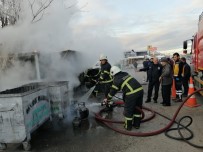 AKSARAY BELEDİYESİ - Barakadaki Yangın Az Kalsın Otomobili Yakıyordu