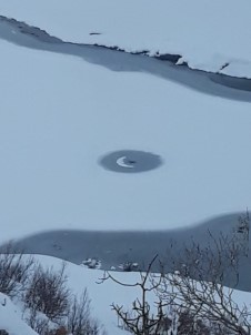 Buzla Gelen Ay-Yıldız Güzelliği