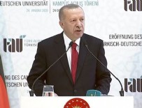 ALMAN LİSESİ - Cumhurbaşkanı Erdoğan'dan Libya mesajı