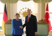 VAHDETTIN - Cumhurbaşkanı Erdoğan İle Merkel'in Görüşmesi Başladı