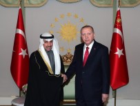 VAHDETTIN - Cumhurbaşkanı Erdoğan, Kuveyt Ulusal Meclis Başkanı Marzuk Ali El Ganim'i Kabul Etti