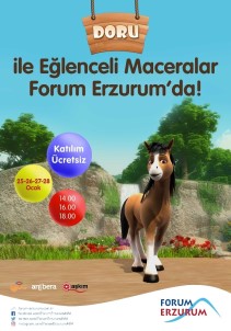 Doru Ve Dostlarının Maceraları Forum Erzurum'da Çocukları Bekliyor