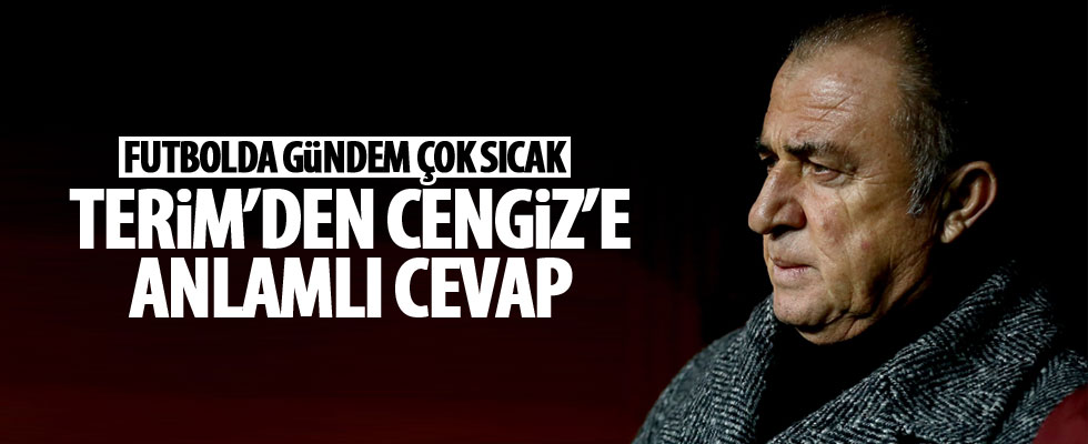 Fatih Terim'den Mustafa Cengiz'e cevap