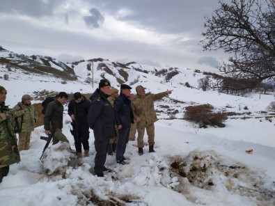 Kaymakam Özkan'dan Operasyondaki Birliklere Ziyaret