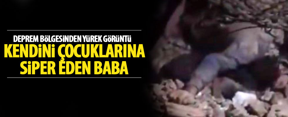 Elazığ'daki depremden yürek burkan görüntü!