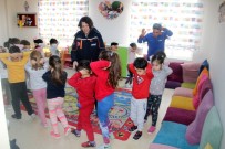 ÇANKAYA BELEDIYESI - AFAD'dan Kreş Çocuklarına Çök, Kapan, Tutun Eğitimi