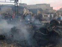 SINIR KAPISI - Azez'de terör saldırısı: 5 sivil hayatını kaybetti