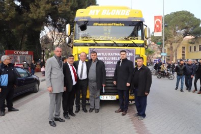 Başkan Akın Yardım Tırlarıyla Birlikte Elazığ'a Gitti
