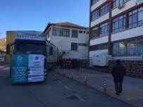 KAYSERI SANAYI ODASı - Kayseri'deki Odaların Yardım Tırları Deprem Bölgesine Ulaştı