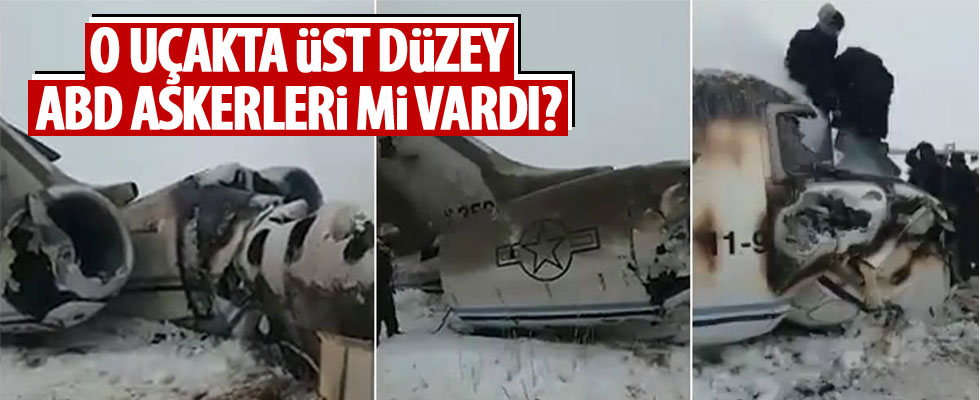 Afganistan'da düşen uçakta ABD askeri var mıydı?