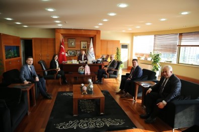 Başkanlardan Aydıner'e Ziyaret