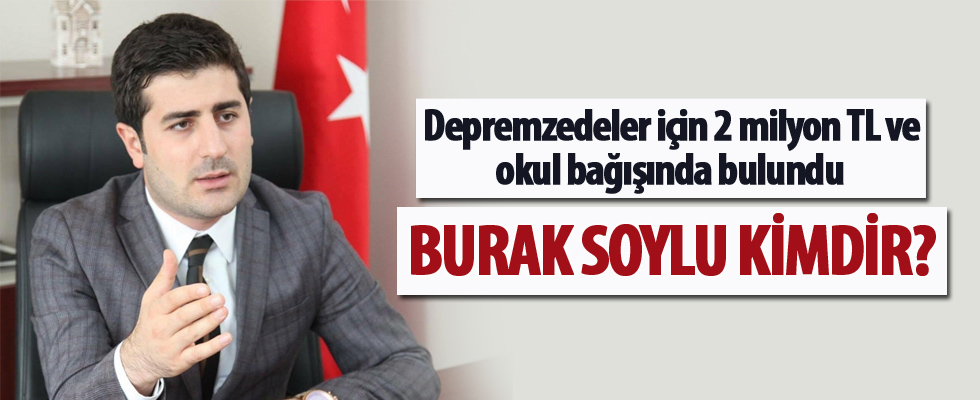 Burak Soylu'dan rekor bağış