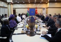 GAMBIYA - Cumhurbaşkanı Erdoğan, Gambiya'da Heyetler Arası Görüşme Gerçekleştirdi
