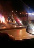 TAKSİ DURAĞI - Taksi Durağında Yangın