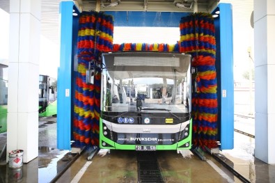 Denizli Büyükşehir Otobüsleri 365 Gün Temizleniyor