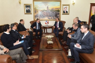 Fransa Kalkınma Ajansı'ndan Vali Erin'e Ziyaret