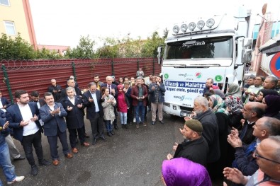 Kepez'in Yardım Tırı Dualarla Yola Çıktı