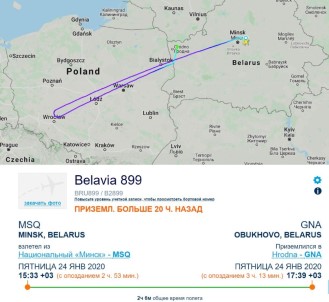 Belarus'ta Şeker Fabrikalarına Yapılan Operasyonda Yolcu Uçağı Geri Çağrıldı