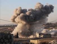 REJİM KARŞITI - Esed rejimi ve Rusya'nın İdlib'e hava saldırılarında 8 sivil öldü