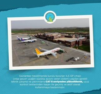 Gaziantep'te Sis Nedeniyle Uçak Seferleri İptal Edilmeyecek