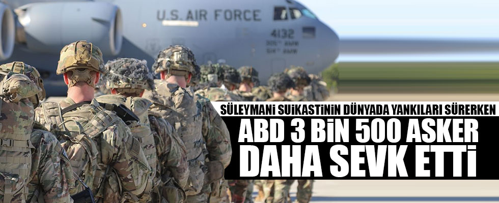 ABD'den Ortadoğu'ya asker sevkiyatı