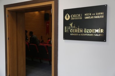 Ceren Özdemir'in Adı Ordu Üniversitesinde Yaşatılıyor