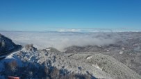 BOLU DAĞı - Karla Kaplı Bolu Dağı'nın Havadan Görüntüsü Büyüledi