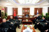 MUSTAFA KEMAL ÜNIVERSITESI - TVHB Başkanı Eroğlu'ndan Rektör Şevli'ye Ziyaret