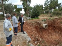YAĞMUR SUYU - Didim Belediyesi Akbük'te Yağmur Suyu Kanalı Yapıyor
