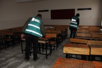 DENETİMLİ SERBESTLİK - Hükümlüler Okulu Baştan Aşağı Temizledi