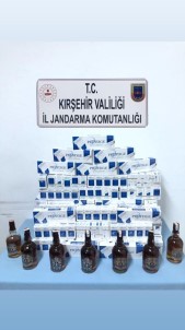 Jandarma'dan Kaçak Sigara Ve İçki Operasyonu