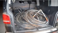 2 Bin 400 Metre Kablo Çalan Şüpheliler Tutuklandı