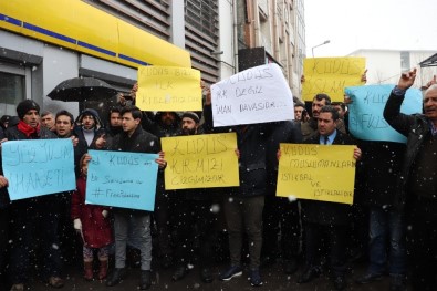 Ağrı'da STK'lar ABD Ve İsrail'e Tepki Gösterdi