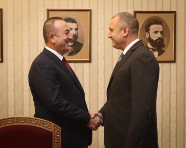 Çavuşoğlu, Bulgaristan Cumhurbaşkanı Radev İle Görüştü