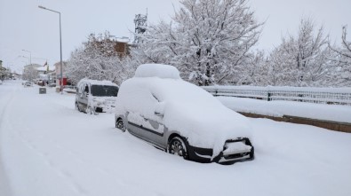 Karlıova'da Kar Esareti Başladı, Köy Yolları Kapandı