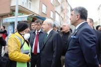 MUSTAFAPAŞA - Kılıçdaroğlu, 14 Kişinin Hayatını Kaybettiği Enkaz Alanında İnceleme Yaptı