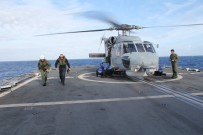 İTALYAN - NATO Deniz Görev Grubu Komutanı Fantoni'den Oruçreis'e Ziyaret