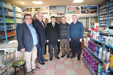 ATO Başkanı Baran, Vali Şahin İle Şaşmaz'da İncelemelerde Bulundu